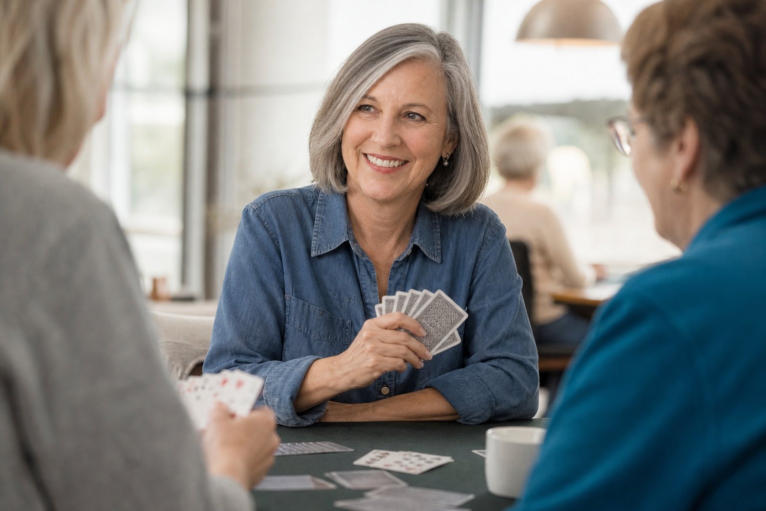 Hon. Eleanor Hastings (Ret.) off duty — duplicate bridge