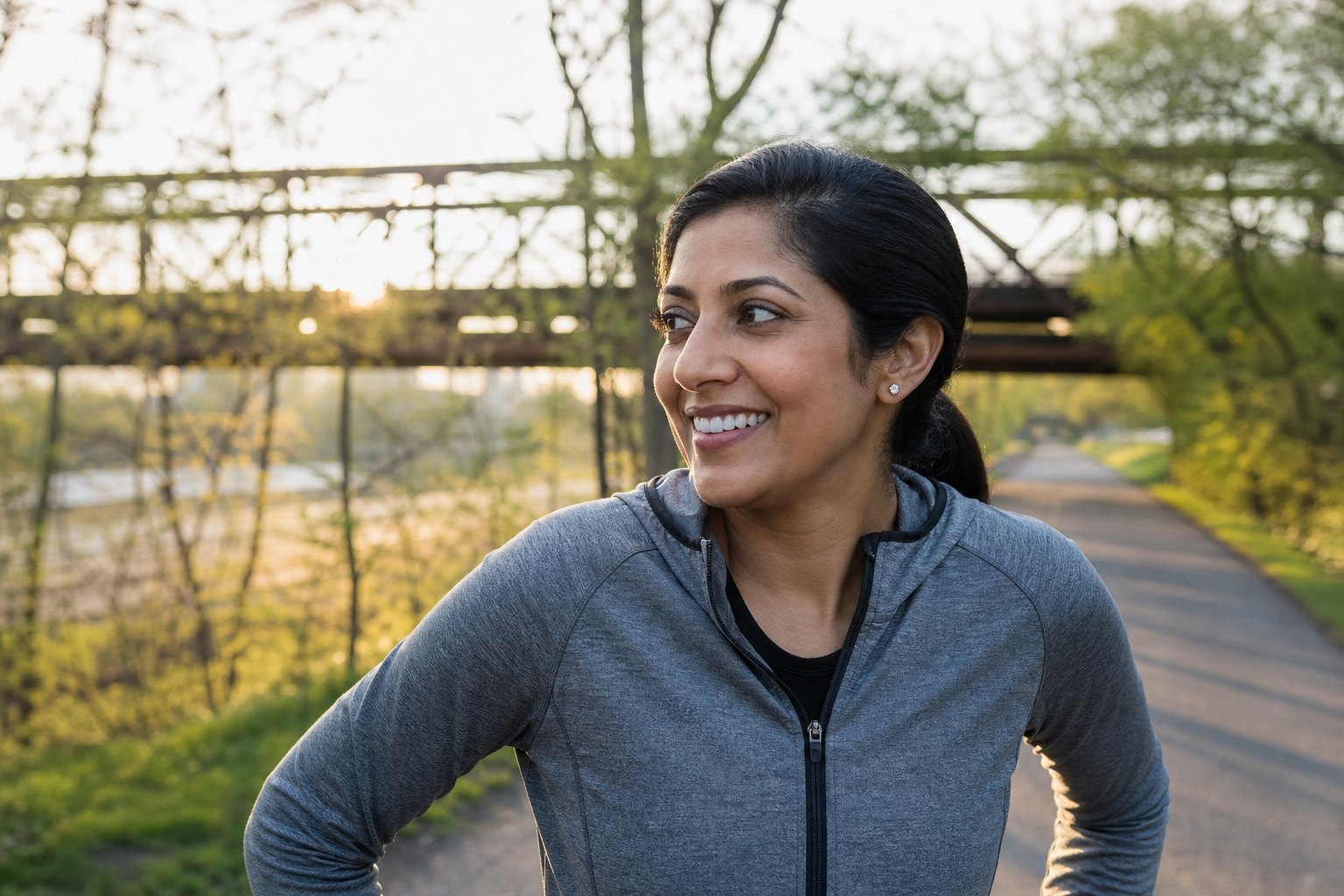 Priya Venkataraman off duty — marathons